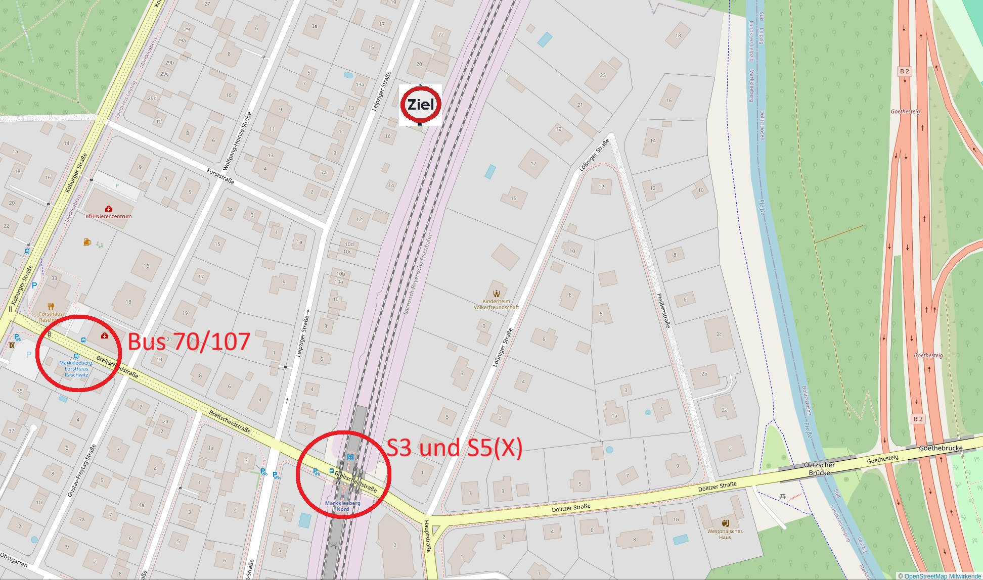 OpenStreetMap-Karte